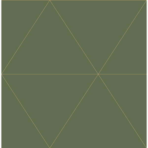 Twilight Moss Geometric Wallpaper