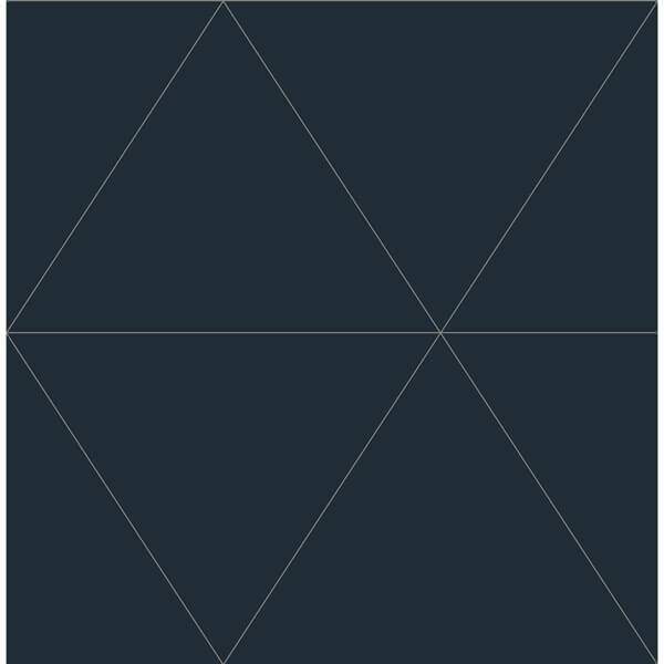 Twilight Black Geometric Wallpaper