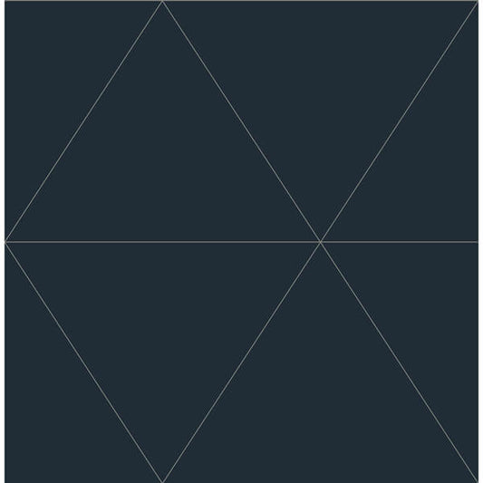 Twilight Black Geometric Wallpaper