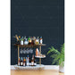 Twilight Black Geometric Wallpaper