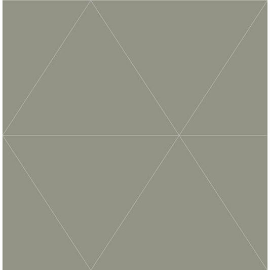 Twilight Silver Geometric Wallpaper