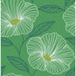 Mythic Green Floral Wallpaper