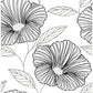 Mythic Black Floral Wallpaper
