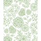 Ada Green Floral Wallpaper