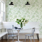 Ada Green Floral Wallpaper