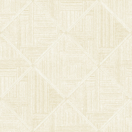 Cade Yellow Geometric Wallpaper