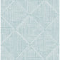Cade Teal Geometric Wallpaper