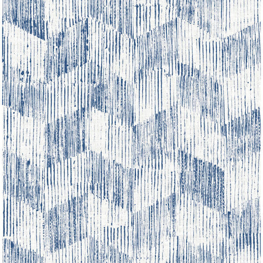 Demi Indigo Distressed Wallpaper