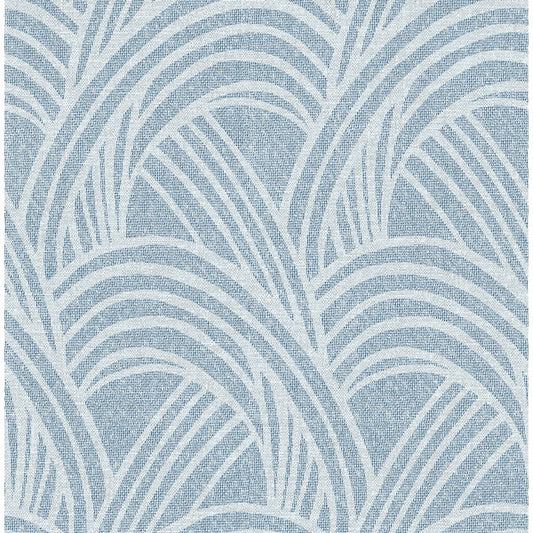 Farrah Blue Geometric Wallpaper