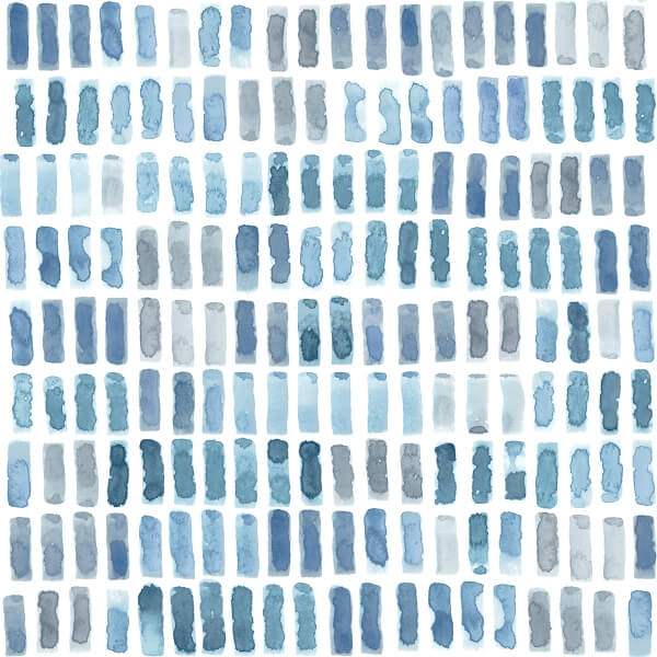 Brynne Indigo Watercolor Wallpaper
