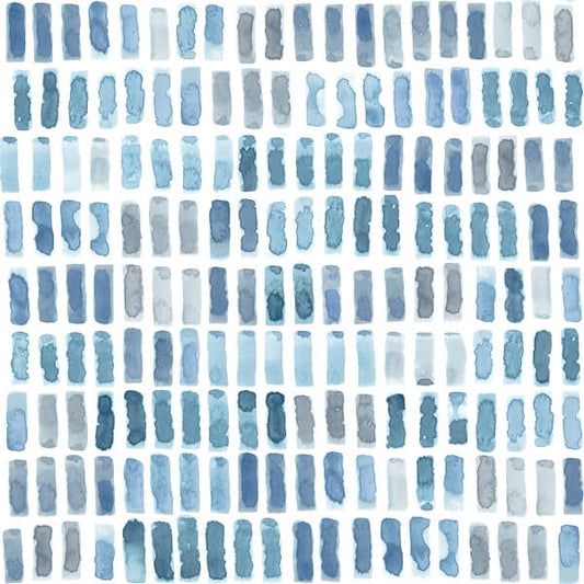 Brynne Indigo Watercolor Wallpaper