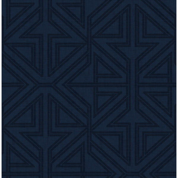 Kachel Indigo Geometric Wallpaper
