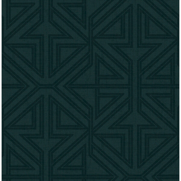 Kachel Teal Geometric Wallpaper