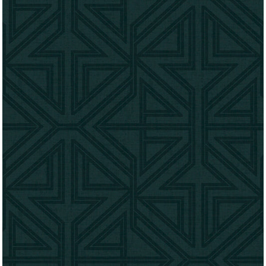 Kachel Teal Geometric Wallpaper