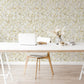 Leandra Yellow Floral Trail Wallpaper