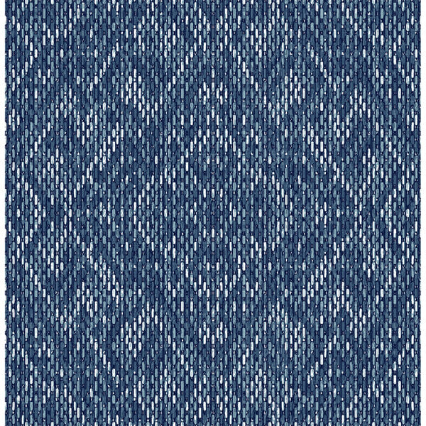 Felix Indigo Indigo Geometric Wallpaper