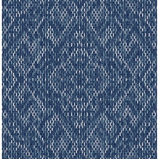 Felix Indigo Indigo Geometric Wallpaper