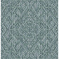 Felix Teal Teal Geometric Wallpaper