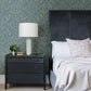 Felix Teal Teal Geometric Wallpaper