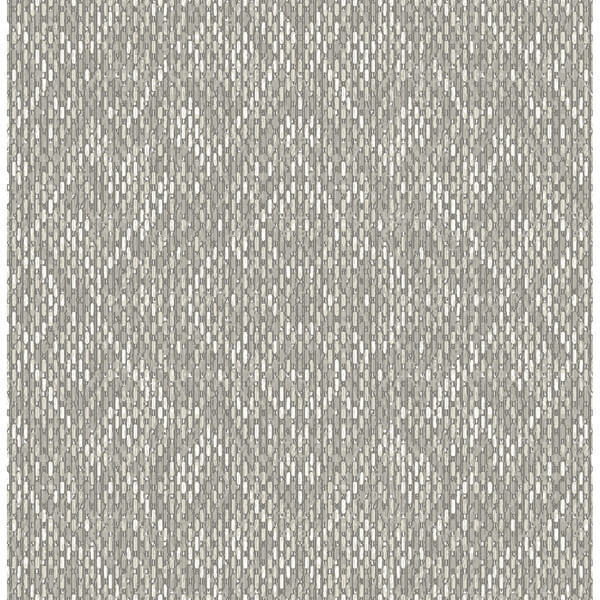 Felix Grey Grey Geometric Wallpaper