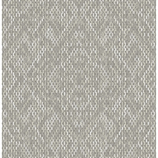 Felix Grey Grey Geometric Wallpaper