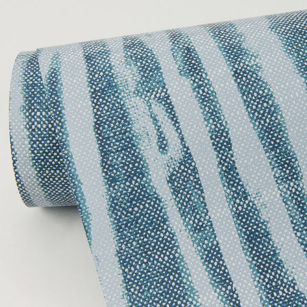 Nazar Indigo Indigo Stripe Wallpaper