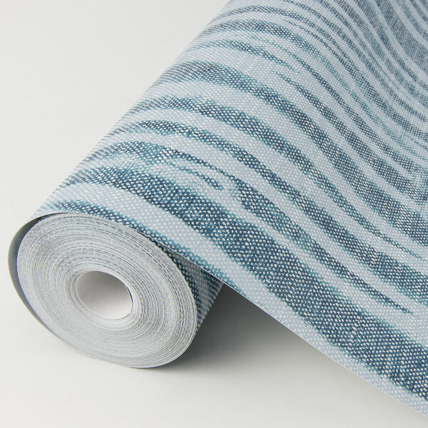 Nazar Indigo Indigo Stripe Wallpaper