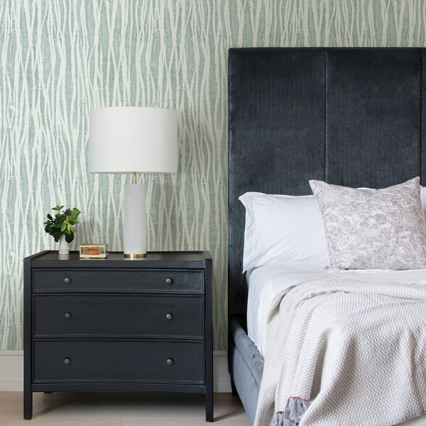 Nazar Green Green Stripe Wallpaper