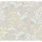 Sorrel Light Grey Botanical Wallpaper