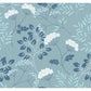 Sorrel Slate Botanical Wallpaper
