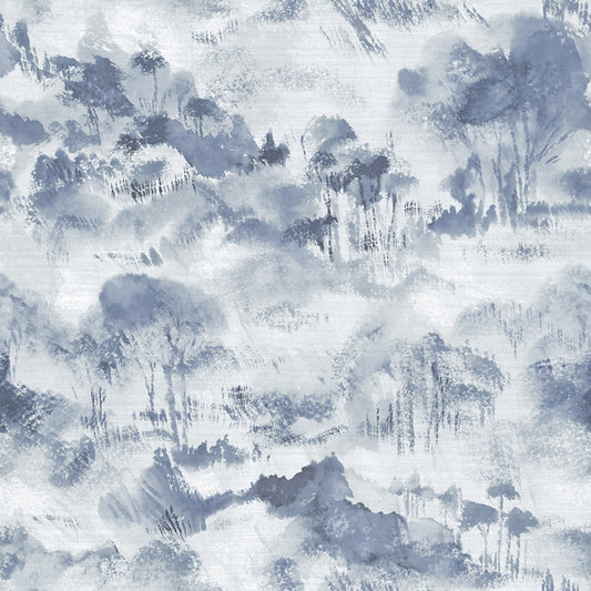 Nara indigo Nara indigo Toile Wallpaper