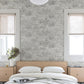 Arian Silver Abstract Wallpaper