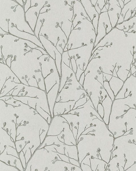 Koura Platinum Branches Wallpaper
