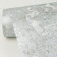 Kulta Silver Cement Wallpaper