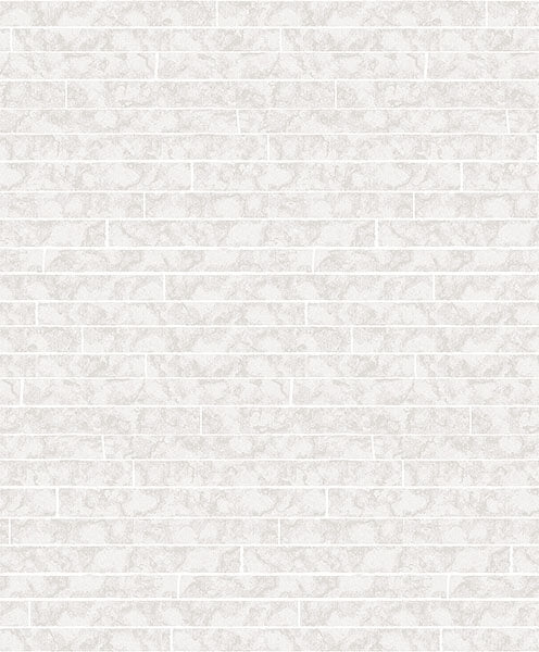 Namari Silver Distressed Tile Wallpaper