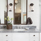 Namari Silver Distressed Tile Wallpaper