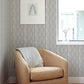 Ushas Taupe Diamond Wallpaper