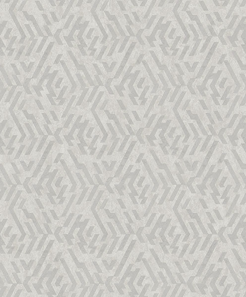 Kila Grey Geometric Wallpaper