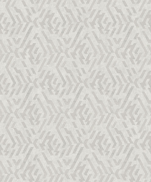 Kila Platinum Geometric Wallpaper