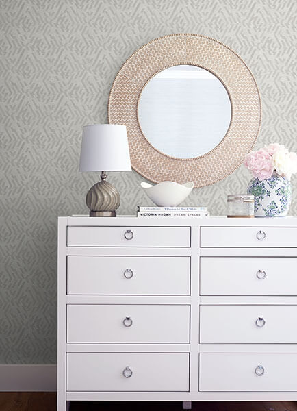 Kila Platinum Geometric Wallpaper