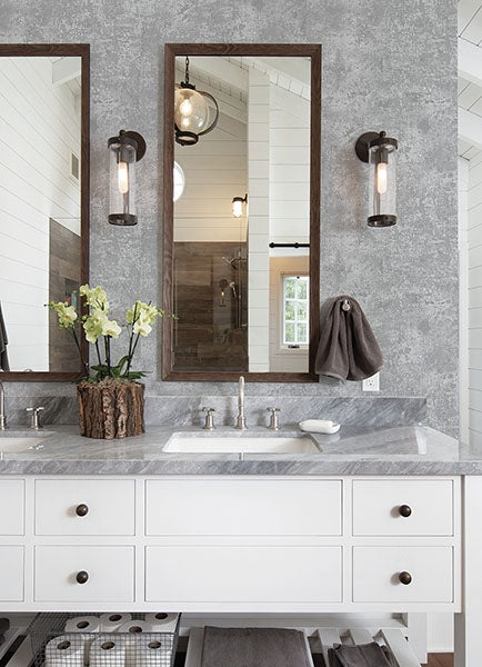 Kelui Charcoal Stucco Wallpaper