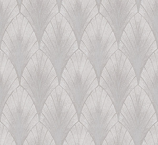 Bakal Pearl Art Deco Ogee Wallpaper
