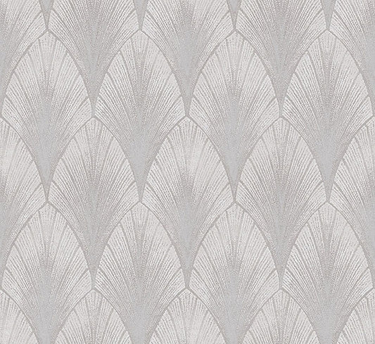 Bakal Pearl Art Deco Ogee Wallpaper