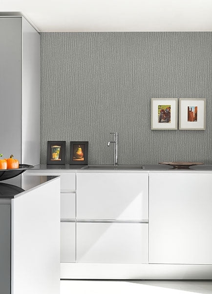 Calisto Pewter Distressed Wallpaper