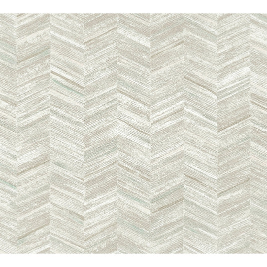 Tatlin Grey Chevron Wallpaper