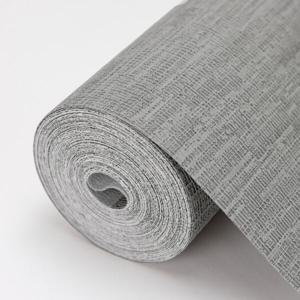 Wembly Light Grey Distressed Texture Wallpaper