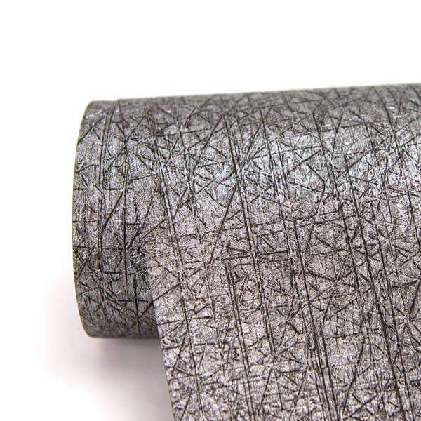 Nagano Black Distressed Texture Wallpaper