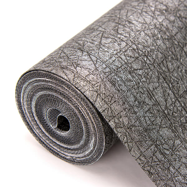 Nagano Black Distressed Texture Wallpaper