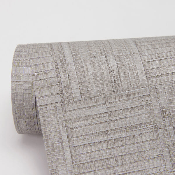 Thea Grey Geometric Wallpaper
