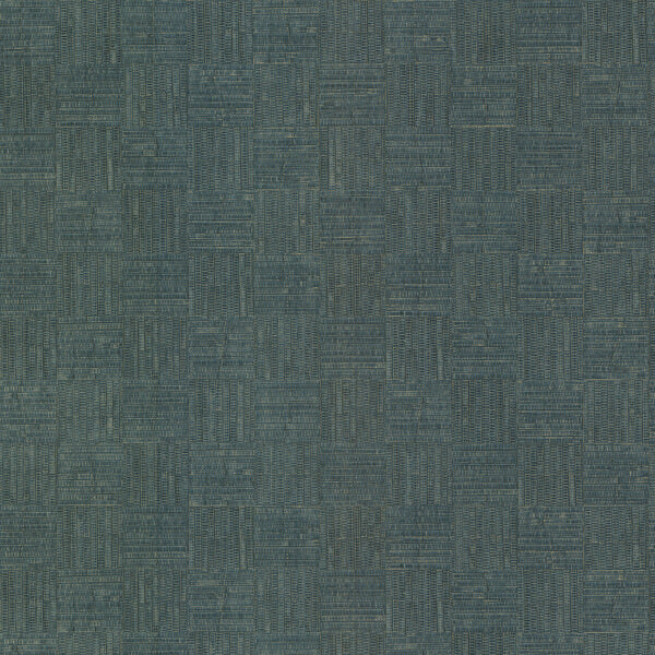 Thea Blue Geometric Wallpaper